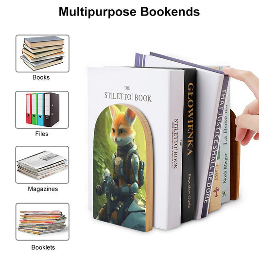 Bookends SolarLab_French_fairy_tale_The_little_prince_wearing_a_helmet_c_45208523-f9fc-4df7-b9be-c1427d4e89ff Style-3 One Size normal-online-PERSONAL DESIGN