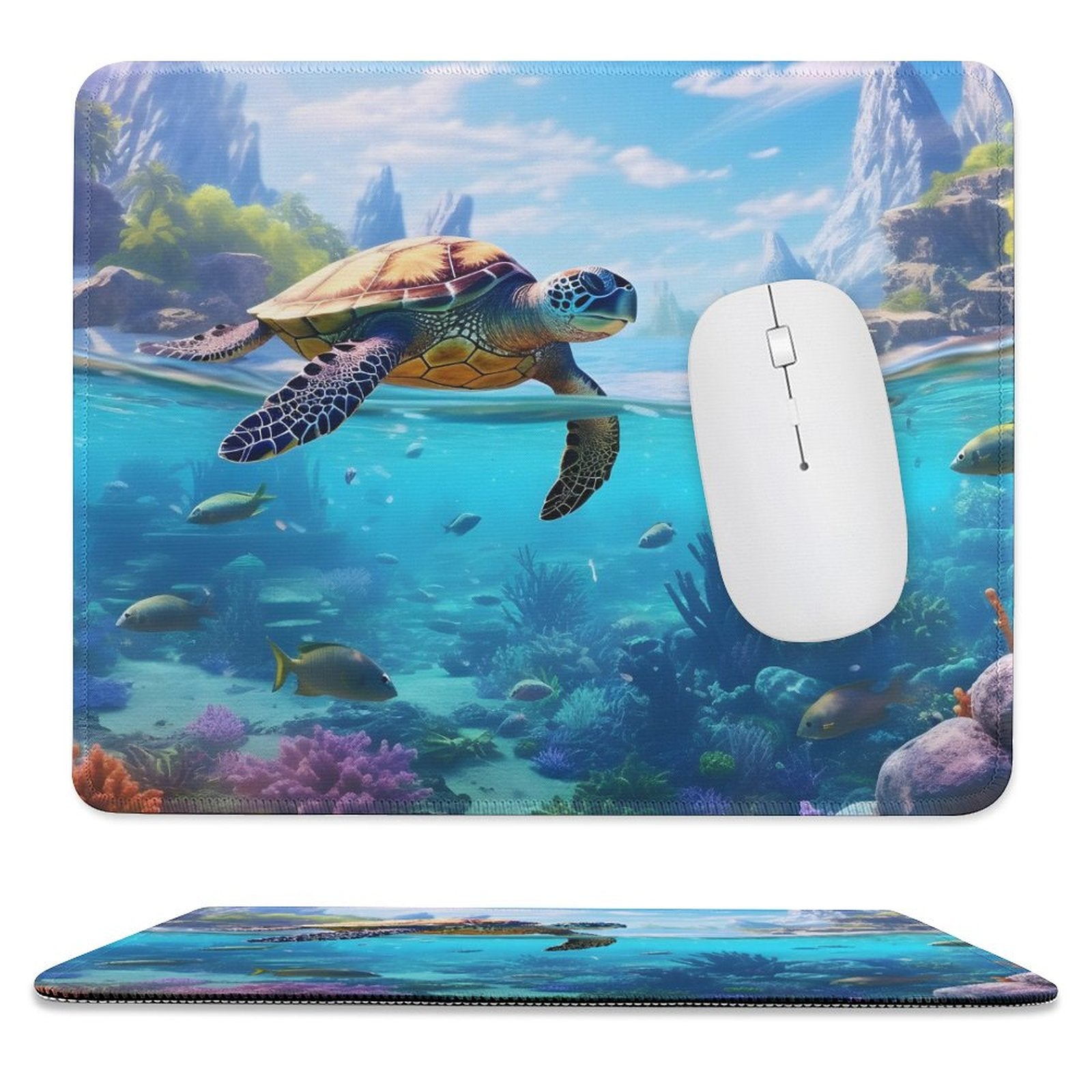Mouse Pad SolarLab_Sea_turtles_tropical_sea_island_sunlight_hyper-detail__65df3ce3-5f7c-49b3-937e-af866806c8be normal-online-PERSONAL DESIGN