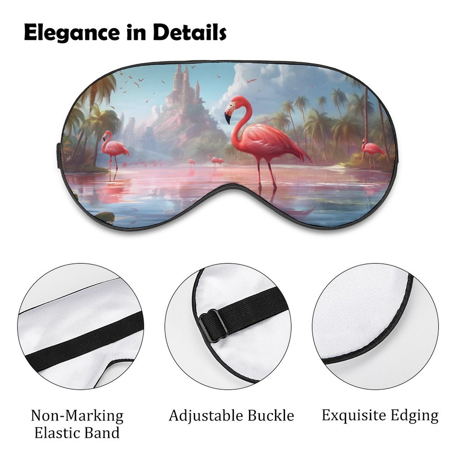 Sleep Mask Flamingos HSM01A005 normal-online-PERSONAL DESIGN