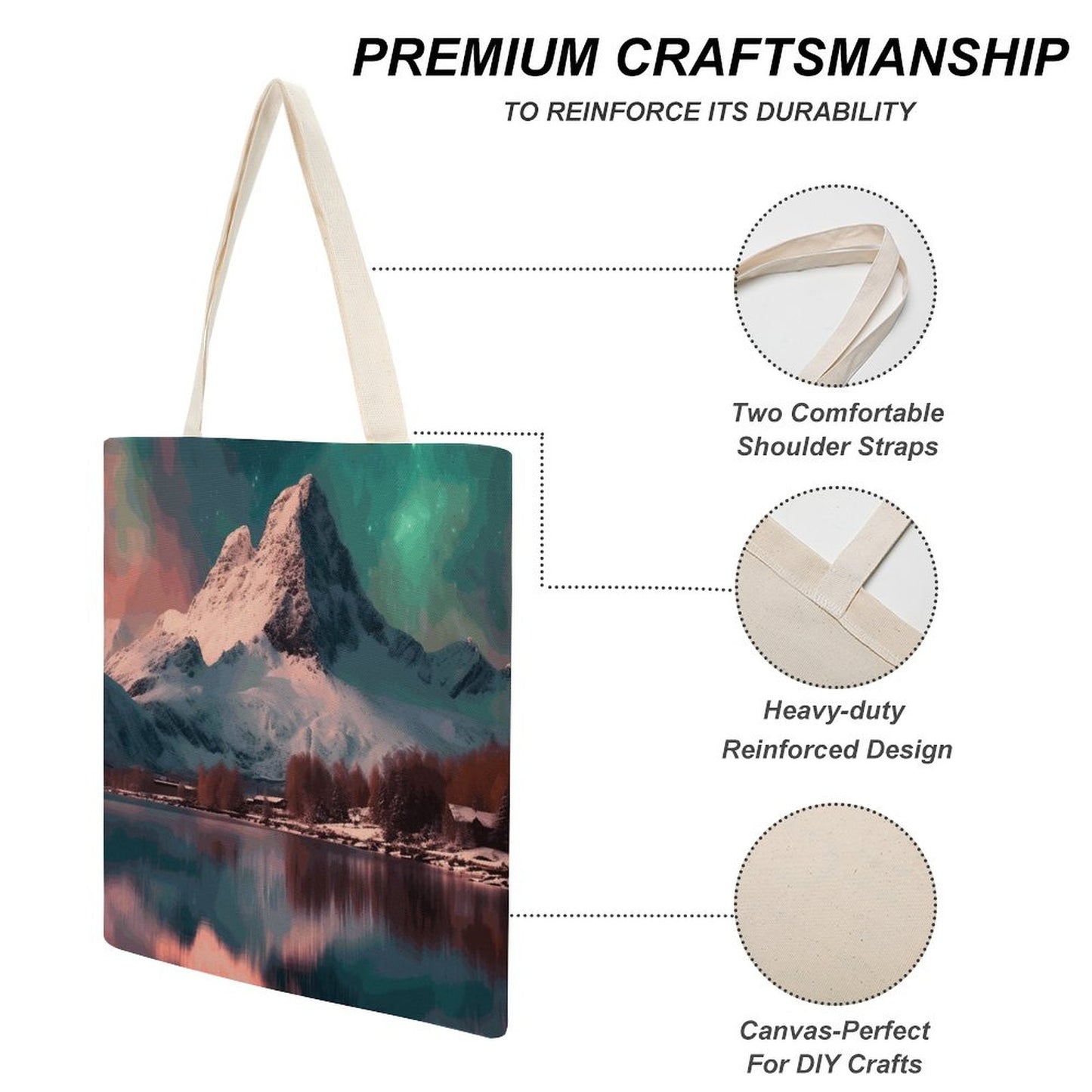 Canvas Tote Bag Double SolarLab_Norwegian_aurora_winter_mountains_forests_lake_hyper-d_02eaf923-bc93-48e1-828a-35b11ccc5bd9 Style-2 38×41cm normal-online-PERSONAL DESIGN