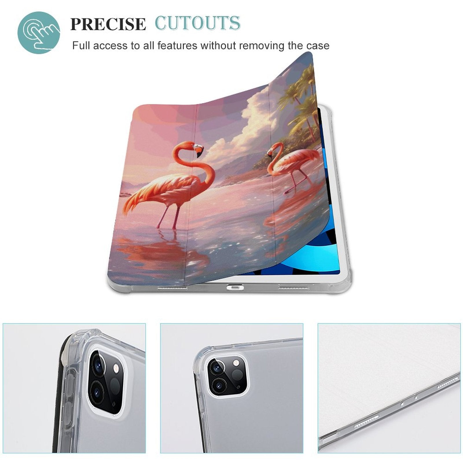 The Ipad Pen Slot Case Flamingos_004 normal-online-PERSONAL DESIGN
