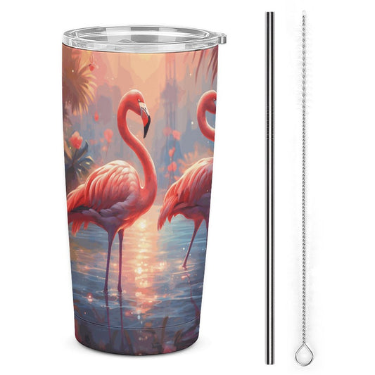 Full Width Printed Car Cup SolarLab_flamingos_tropical_plant_sea_island_sunlight_art_deco__4e118863-316f-4eaf-bd57-0aab99f030bf Style-2 One Size normal-online-PERSONAL DESIGN