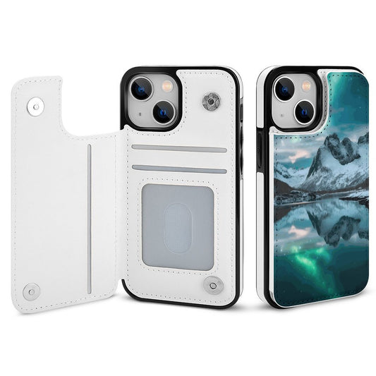 Mobile Phone Case for Apple IPhone 14 SolarLab_Norwegian_aurora_winter_mountains_forests_lake_hyper-d_2b797c5c-a847-440b-ba22-5bdd5b69435c normal-online-PERSONAL DESIGN