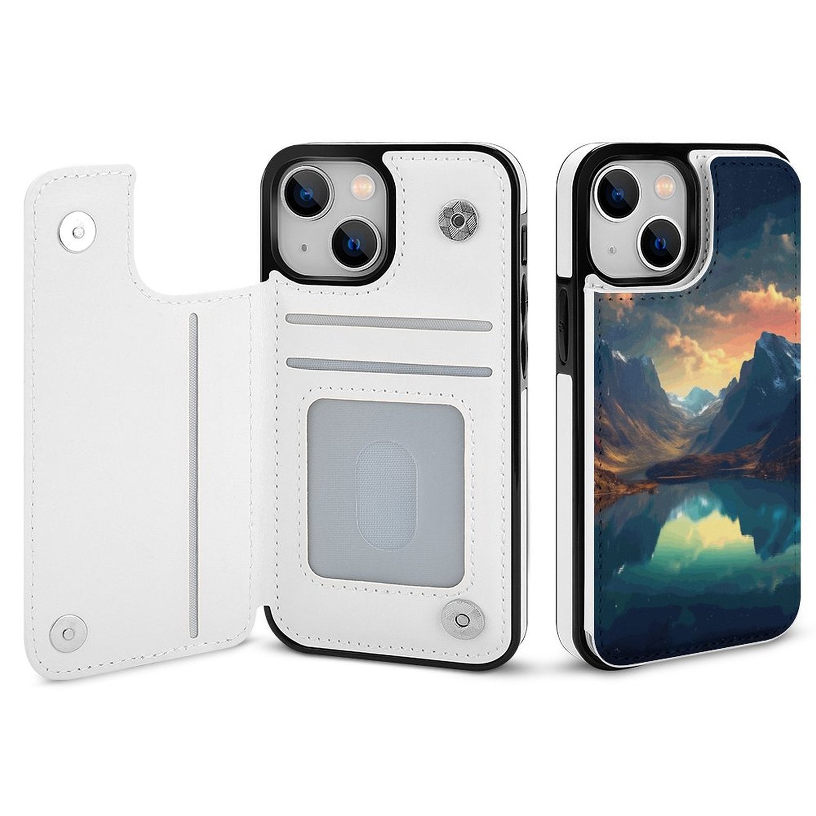 Mobile Phone Case for Apple IPhone 14 SolarLab_Norwegian_aurora_summer_mountains_forests_hyper-detail_b24d068a-fdf6-4546-a8c1-9a8ab663bddf normal-online-PERSONAL DESIGN