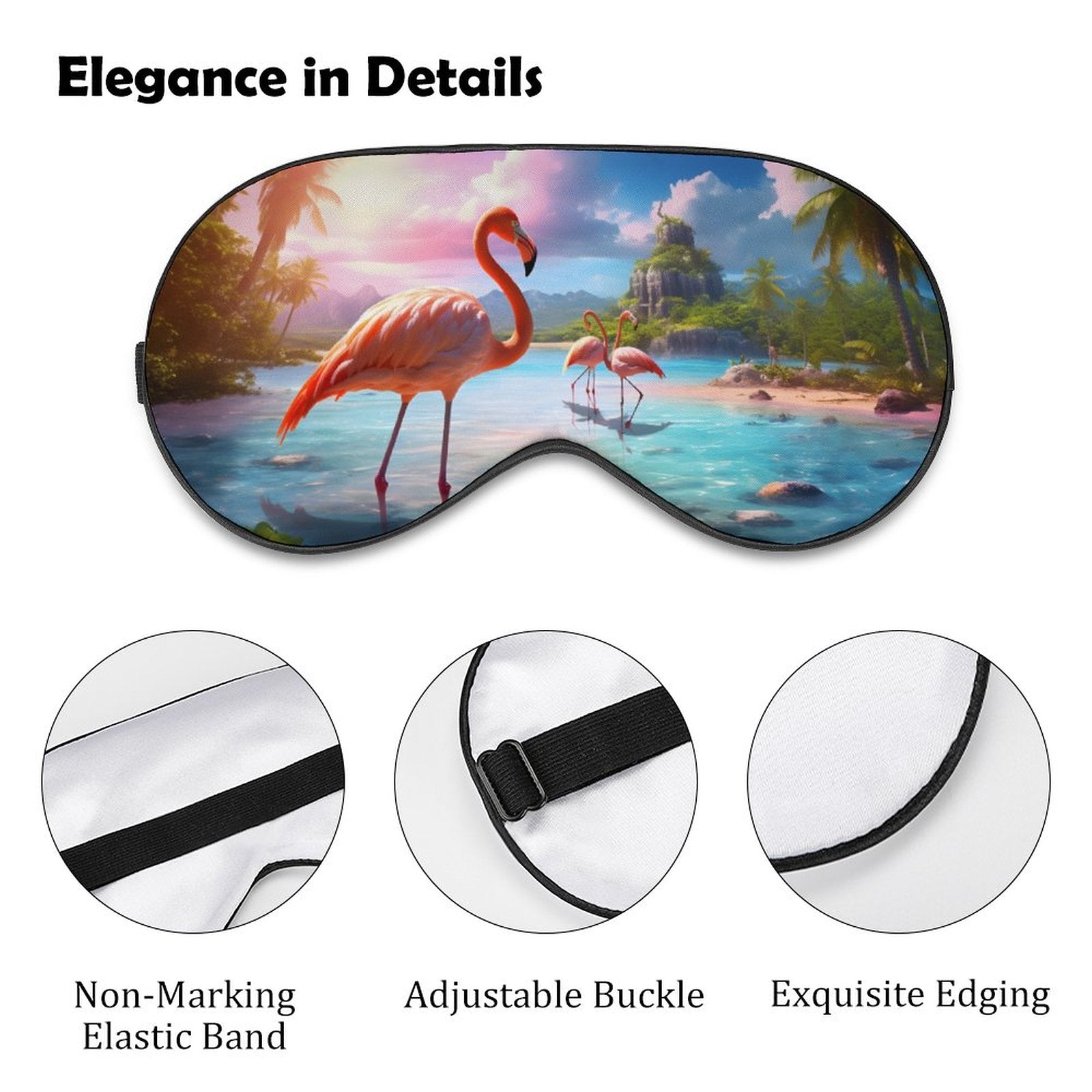 Sleep Mask Flamingos HSM01A016 normal-online-PERSONAL DESIGN