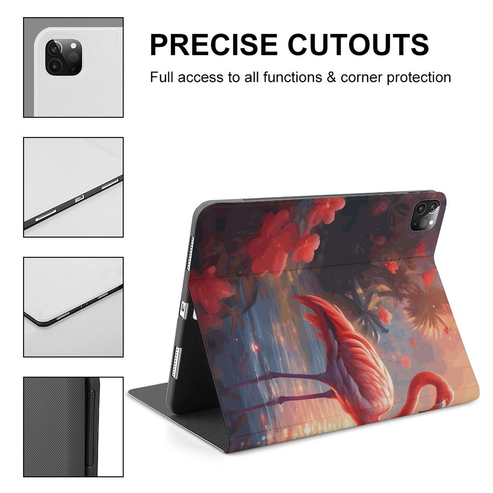 The Ipad Pen Slot Case Flamingos_003 normal-online-PERSONAL DESIGN
