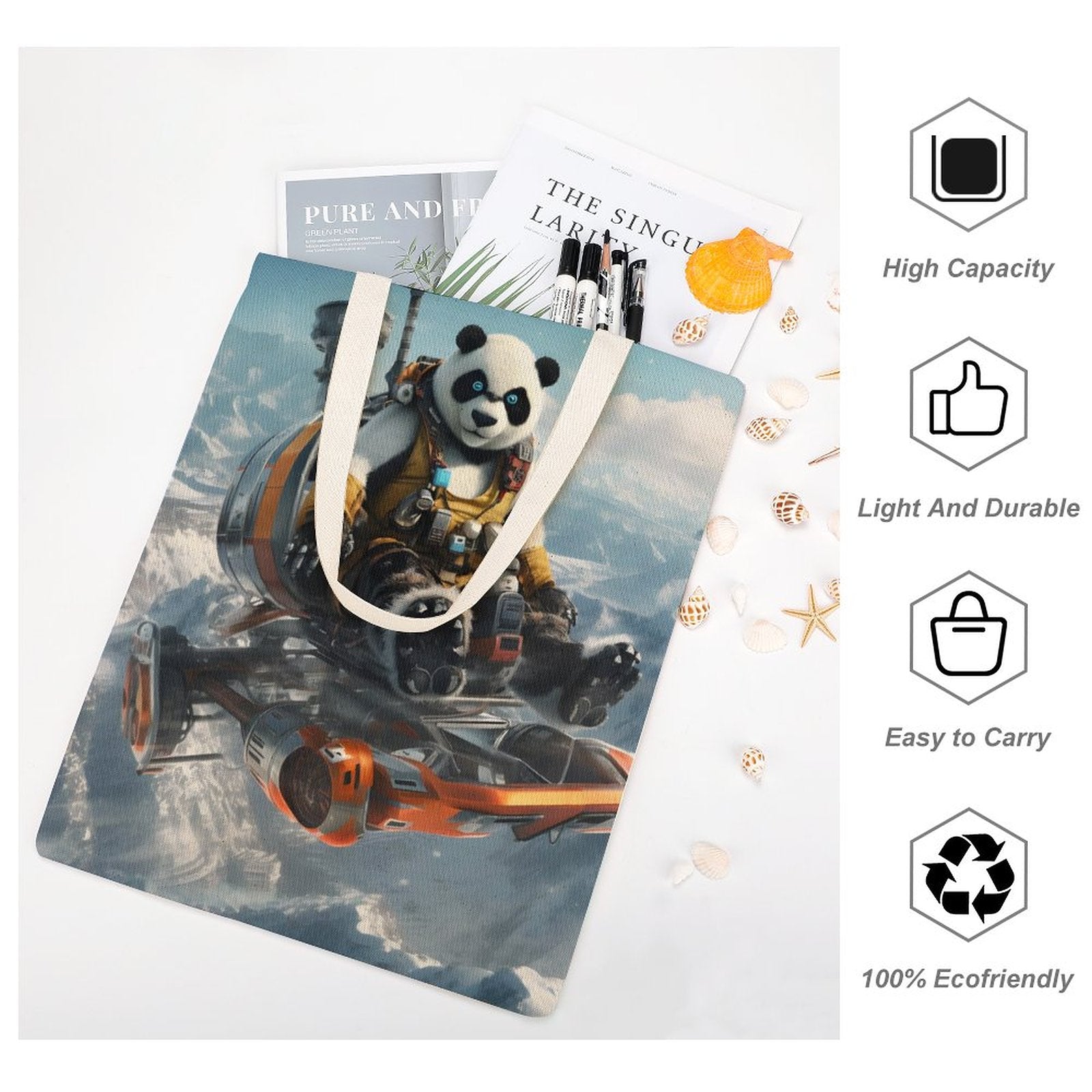 Canvas Tote Bag Double SolarLab_a_Panda_pilot_drive_a_super_helicopter_in_the_sky_on_s_d186fc42-0b78-46b0-8cbb-a56ba635366b Style-2 38×41cm normal-online-PERSONAL DESIGN