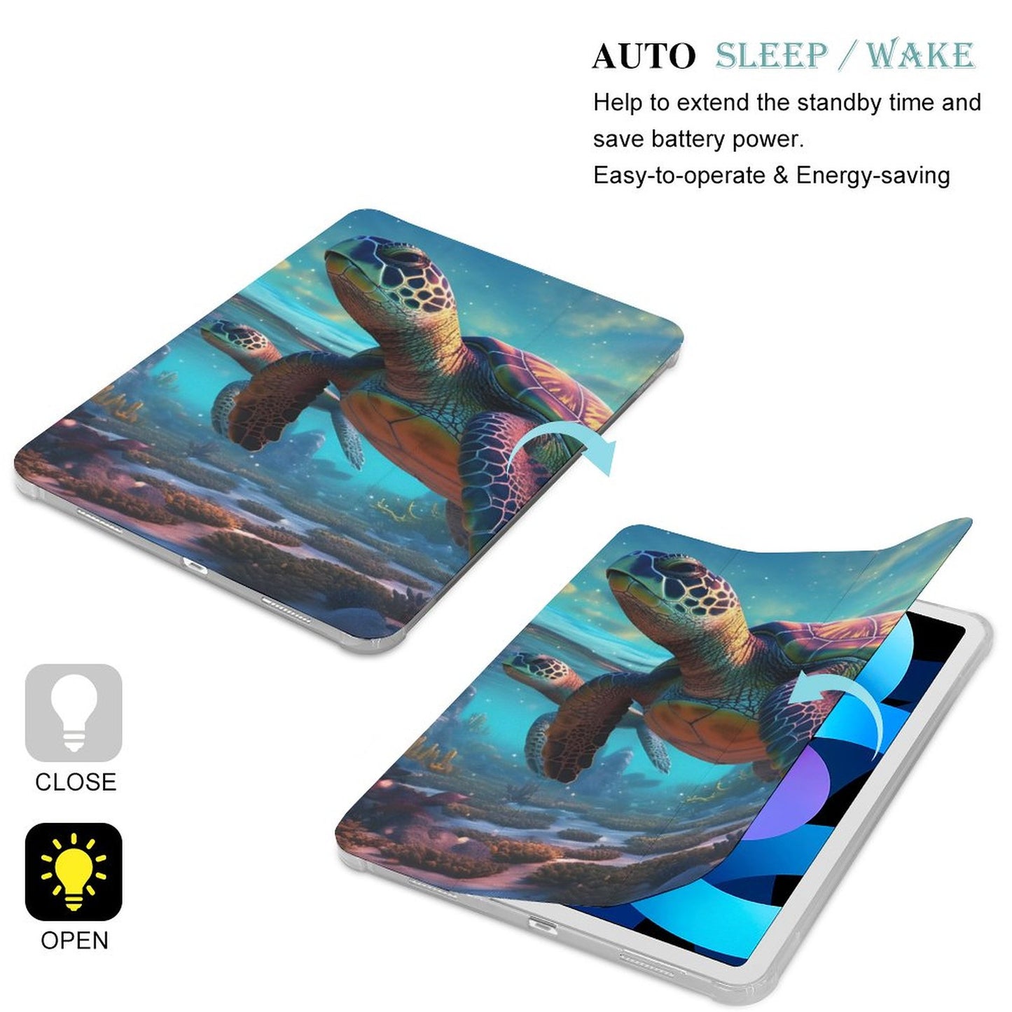 The Ipad Pen Slot Case SolarLab_Sea_turtles_tropical_sea_island_sunlight_fantasy_art_d_8c17eb4f-0c33-48bc-80bd-25ce9d585c40 normal-online-PERSONAL DESIGN