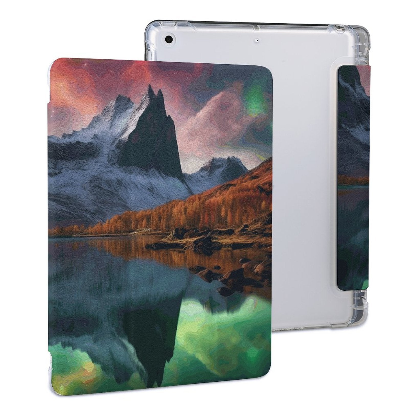 The Ipad Pen Slot Case SolarLab_Norwegian_aurora_autumn_mountains_forests_lake_hyper-d_fd6b31eb-d54c-4ac7-9098-1bd7b0c69e9a normal-online-PERSONAL DESIGN