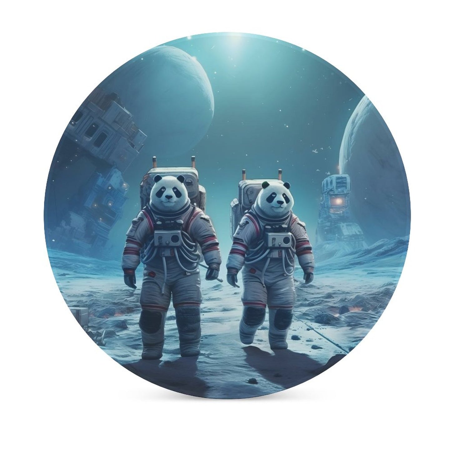 Ceramic Coasters (Round) SolarLab_Panda_astronauts_walk_on_the_moon__Cyberpunk_futuristi_f6c4f1ee-ea0b-4626-8637-deb16437da8c normal-online-PERSONAL DESIGN