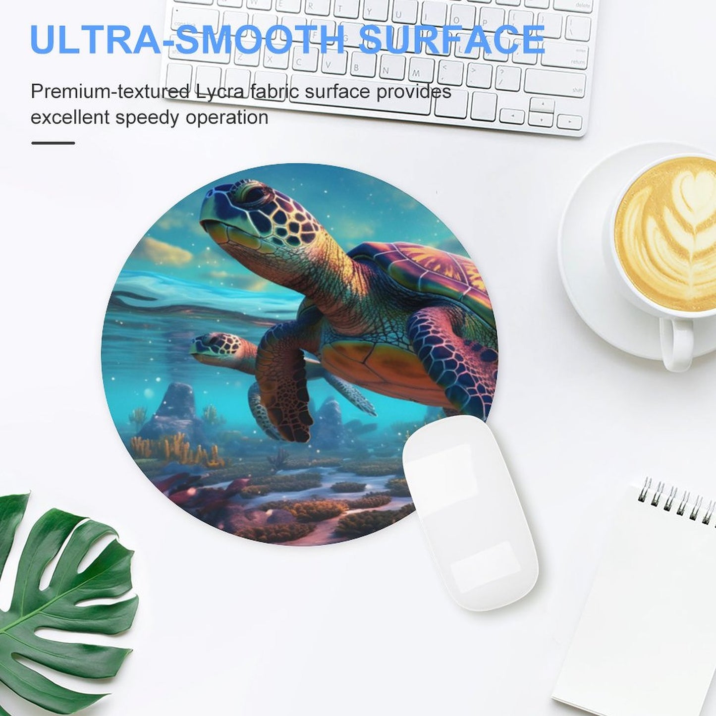 Mouse Pad SolarLab_Sea_turtles_tropical_sea_island_sunlight_fantasy_art_d_8c17eb4f-0c33-48bc-80bd-25ce9d585c40 Style-16 20*20cm normal-online-PERSONAL DESIGN