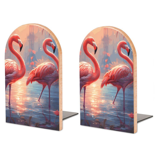 Bookends SolarLab_flamingos_tropical_plant_sea_island_sunlight_art_deco__4e118863-316f-4eaf-bd57-0aab99f030bf Style-6 One Size normal-online-PERSONAL DESIGN