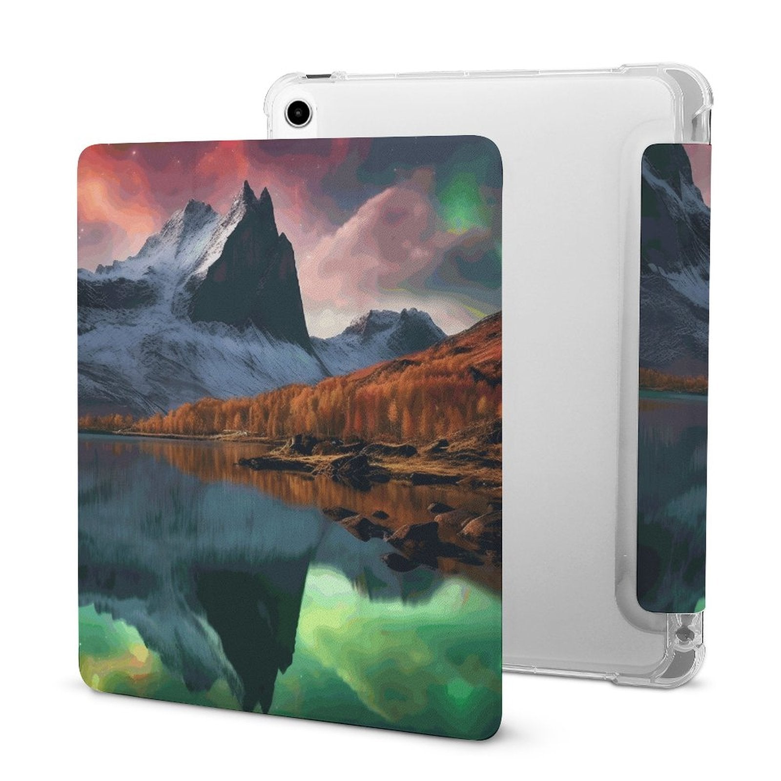 The Ipad Pen Slot Case SolarLab_Norwegian_aurora_autumn_mountains_forests_lake_hyper-d_fd6b31eb-d54c-4ac7-9098-1bd7b0c69e9a normal-online-PERSONAL DESIGN