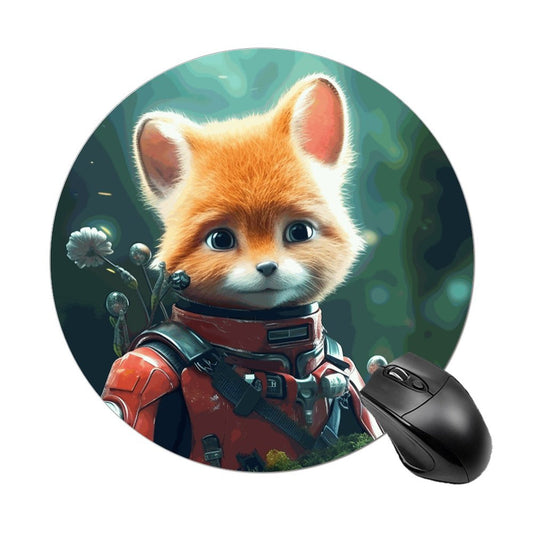 Mouse Pad Fox_003 Style-2 20*20cm normal-online-PERSONAL DESIGN