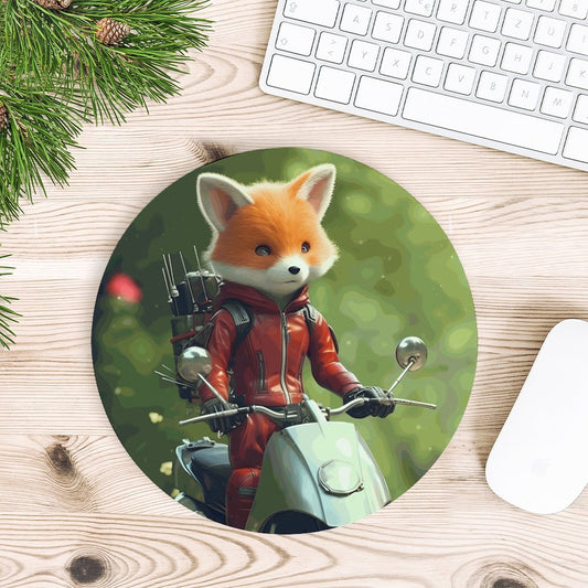 Mouse Pad Fox_002 Style-1 20*20cm normal-online-PERSONAL DESIGN