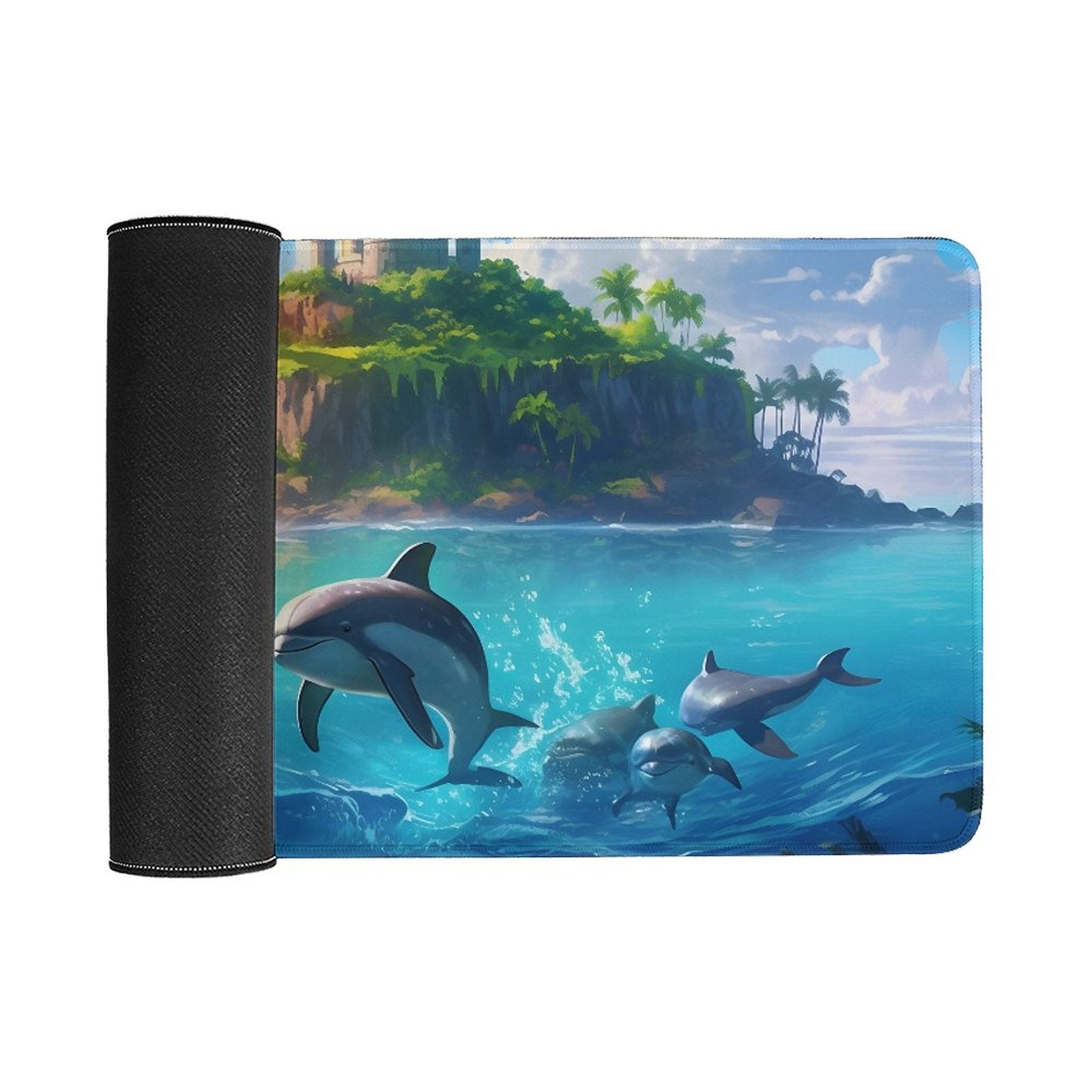 Desk Mat SolarLab_Dolphins_tropical_sea_island_sunlight_fantasy_stock_il_fcec8005-dae5-4c03-8fbd-f778649c18b4 normal-online-PERSONAL DESIGN