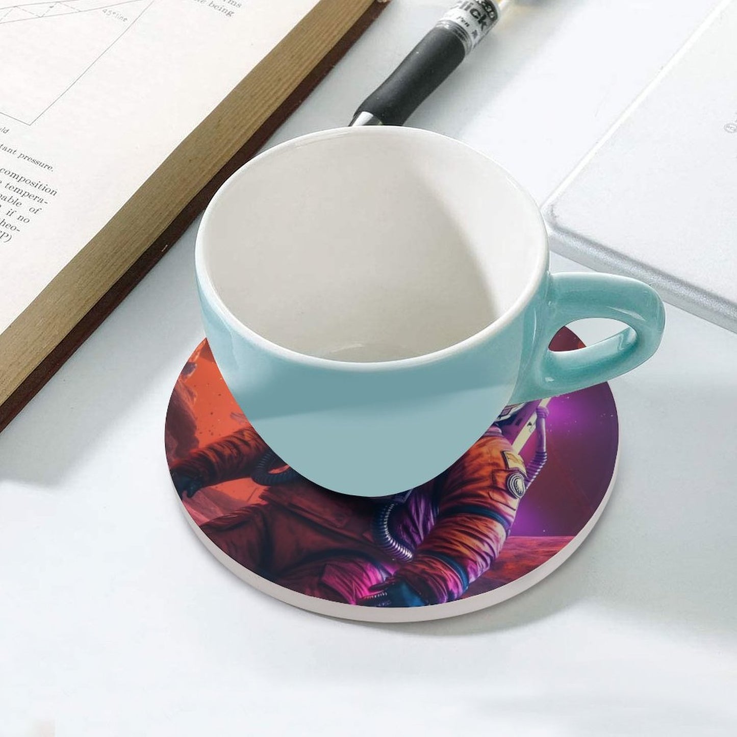 Ceramic Coasters (Round) SolarLab_a_Panda_astronaut_walk_on_the_Mars_spaceship_Cyberpunk_e2ab4124-d37f-4030-8cc7-141a47bbb18d normal-online-PERSONAL DESIGN