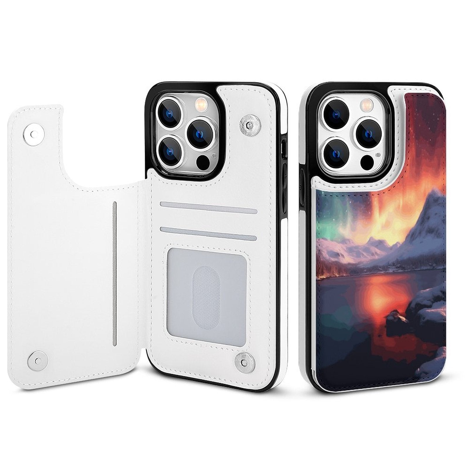 Mobile Phone Case for Apple IPhone 14 SolarLab_Norwegian_aurora_winter_mountains_forests_lake_hyper-d_d5f5f8af-edcf-4892-a640-8e4a2b673b21 normal-online-PERSONAL DESIGN