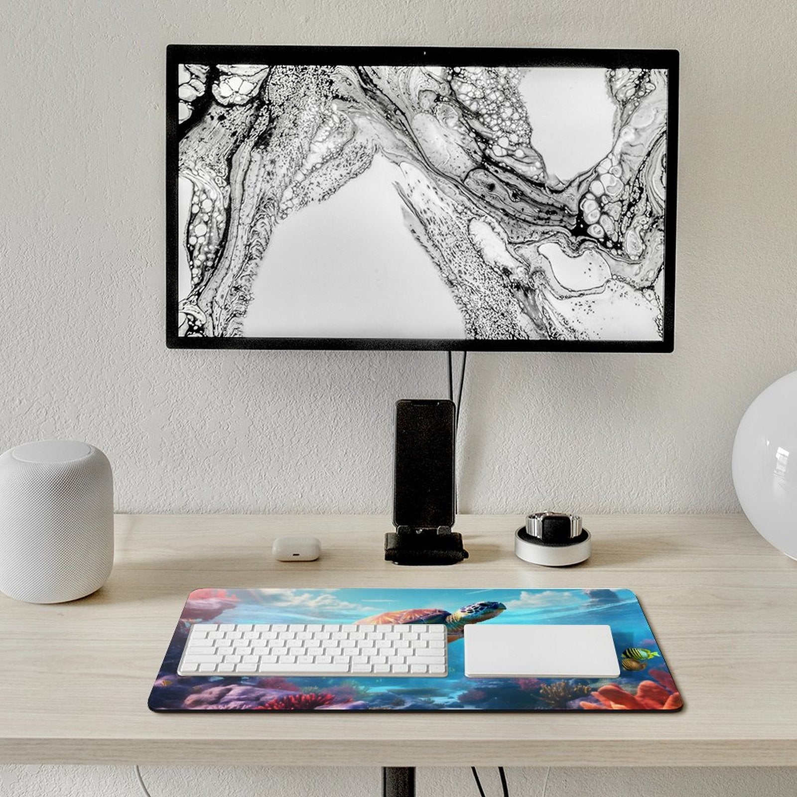 Desk Mat SolarLab_Sea_turtles_tropical_sea_island_sunlight_fantasy_stock_a8e2acd4-f704-46d7-956a-d919666d76ff normal-online-PERSONAL DESIGN