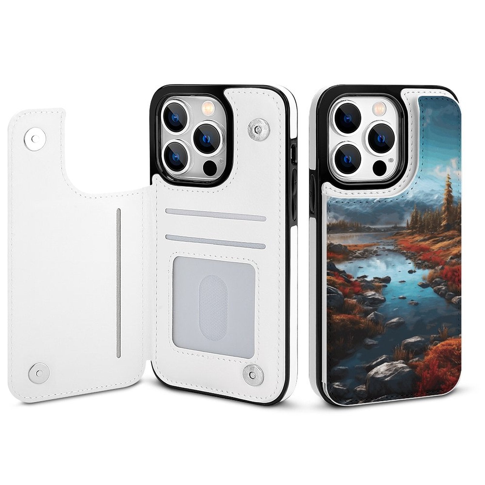 Mobile Phone Case for Apple IPhone 14 SolarLab_Norwegian_aurora_autumn_mountains_forests_lake_hyper-d_e2aa2e52-6a16-40cc-b676-99c207efe850 normal-online-PERSONAL DESIGN