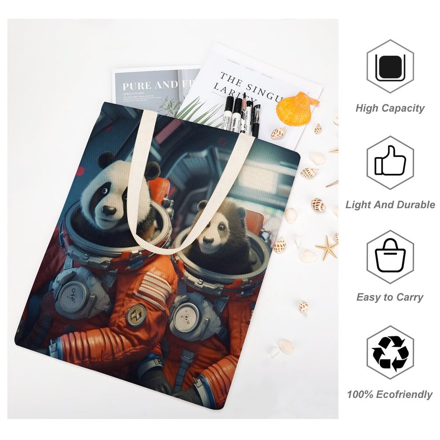 Canvas Tote Bag Double SolarLab_Two_panda_astronauts_piloted_a_spaceship_from_Earth_to_1dd4ce3c-d5ea-4c6f-9730-fdf7e33bd6d8 Style-19 38×41cm normal-online-PERSONAL DESIGN