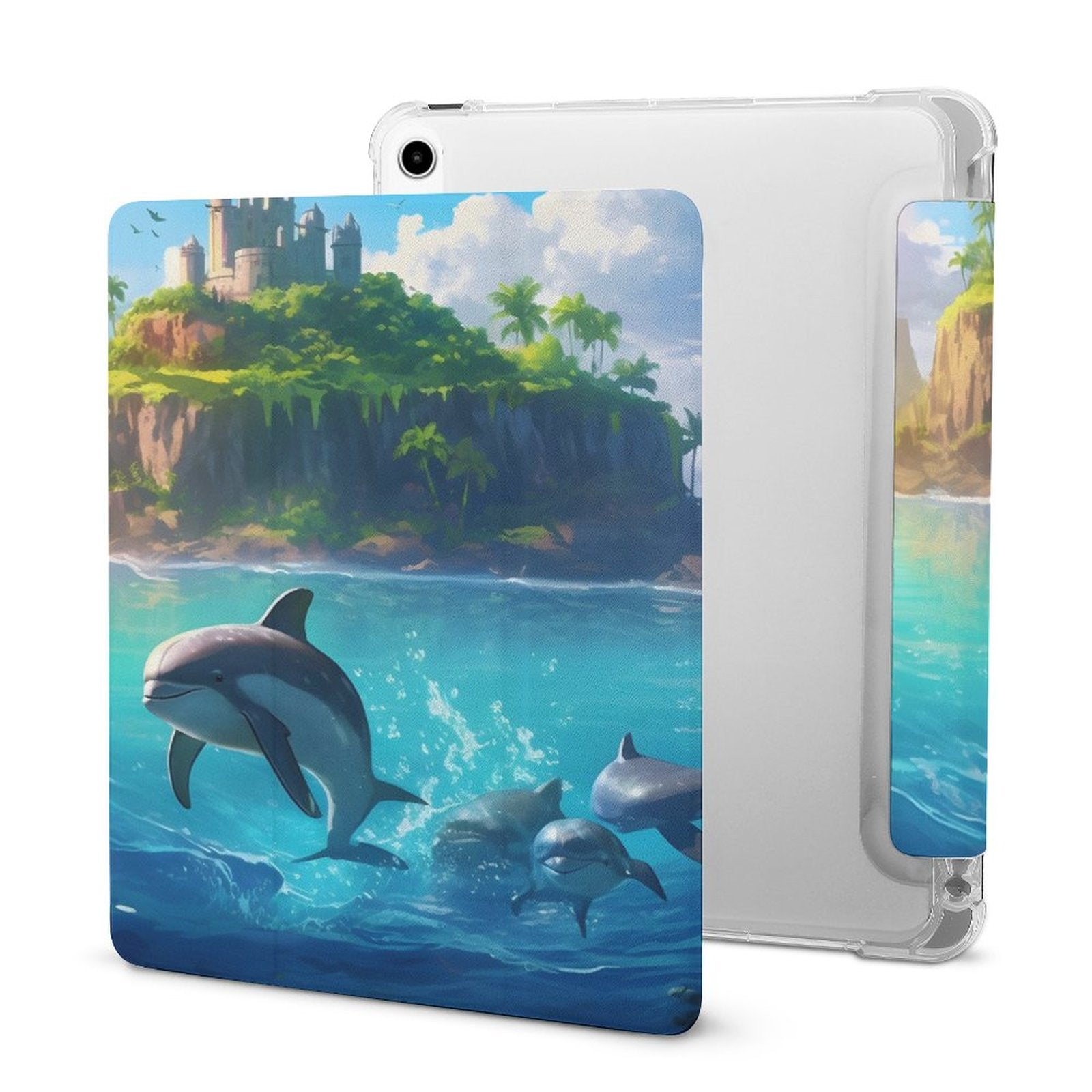 The Ipad Pen Slot Case SolarLab_Dolphins_tropical_sea_island_sunlight_fantasy_stock_il_fcec8005-dae5-4c03-8fbd-f778649c18b4 normal-online-PERSONAL DESIGN