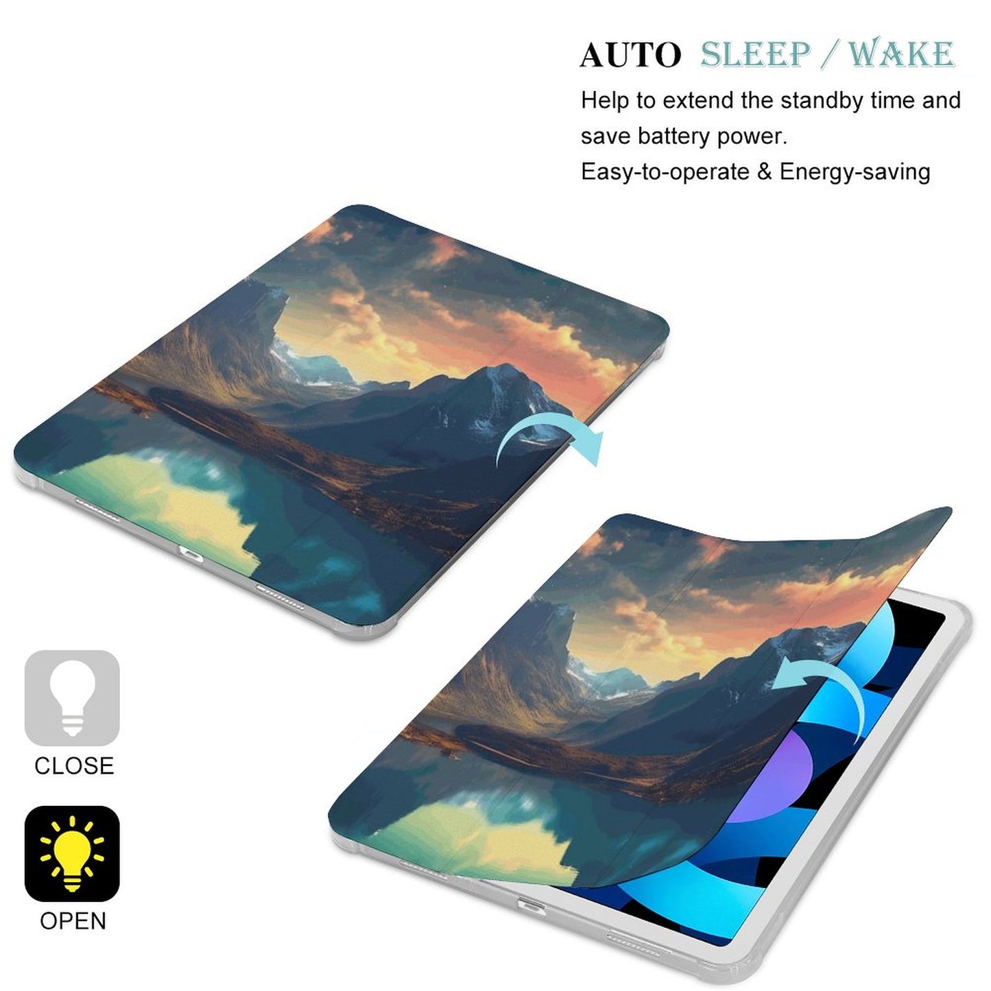 The Ipad Pen Slot Case SolarLab_Norwegian_aurora_summer_mountains_forests_hyper-detail_b24d068a-fdf6-4546-a8c1-9a8ab663bddf normal-online-PERSONAL DESIGN