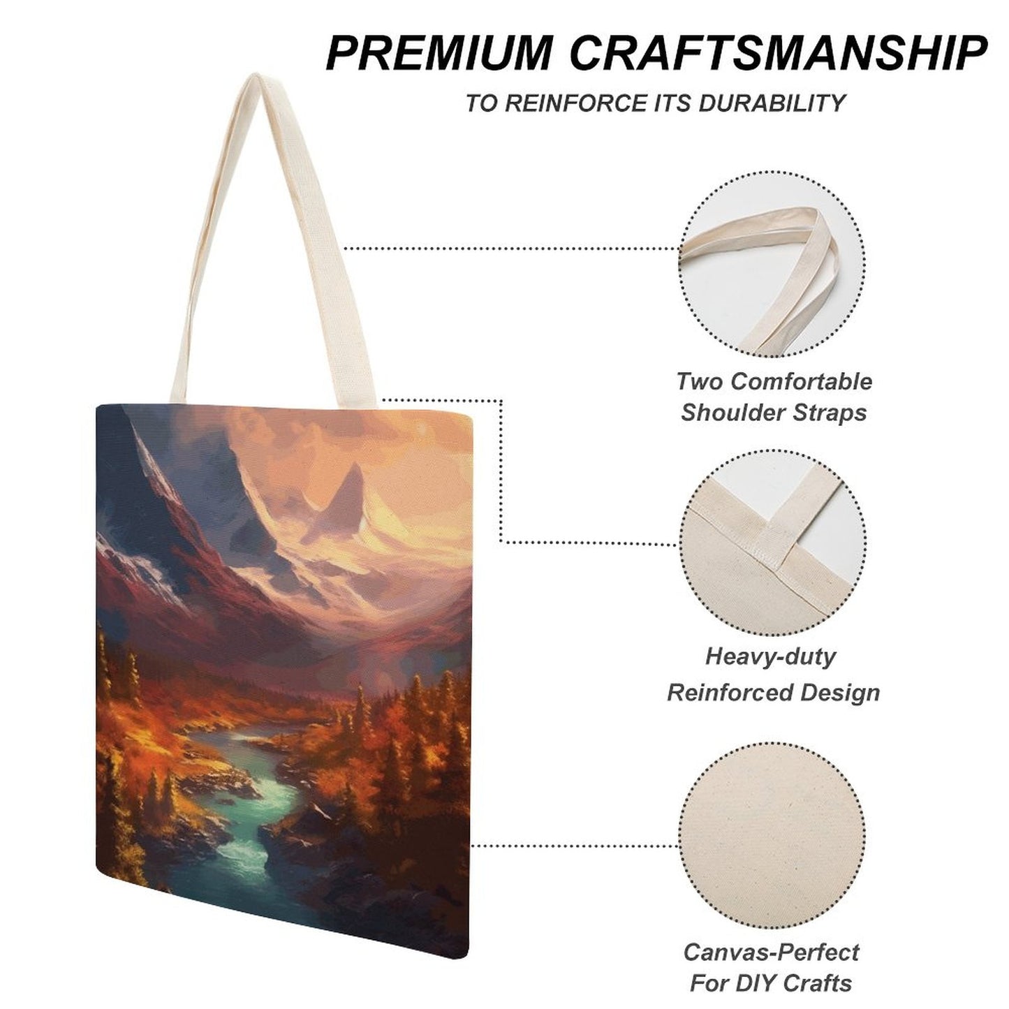 Canvas Tote Bag Double SolarLab_Norwegian_aurora_autumn_mountains_forestshyper-detail__c916b784-da0c-41a1-b3ad-0addfdd7b88e Style-3 38×41cm normal-online-PERSONAL DESIGN