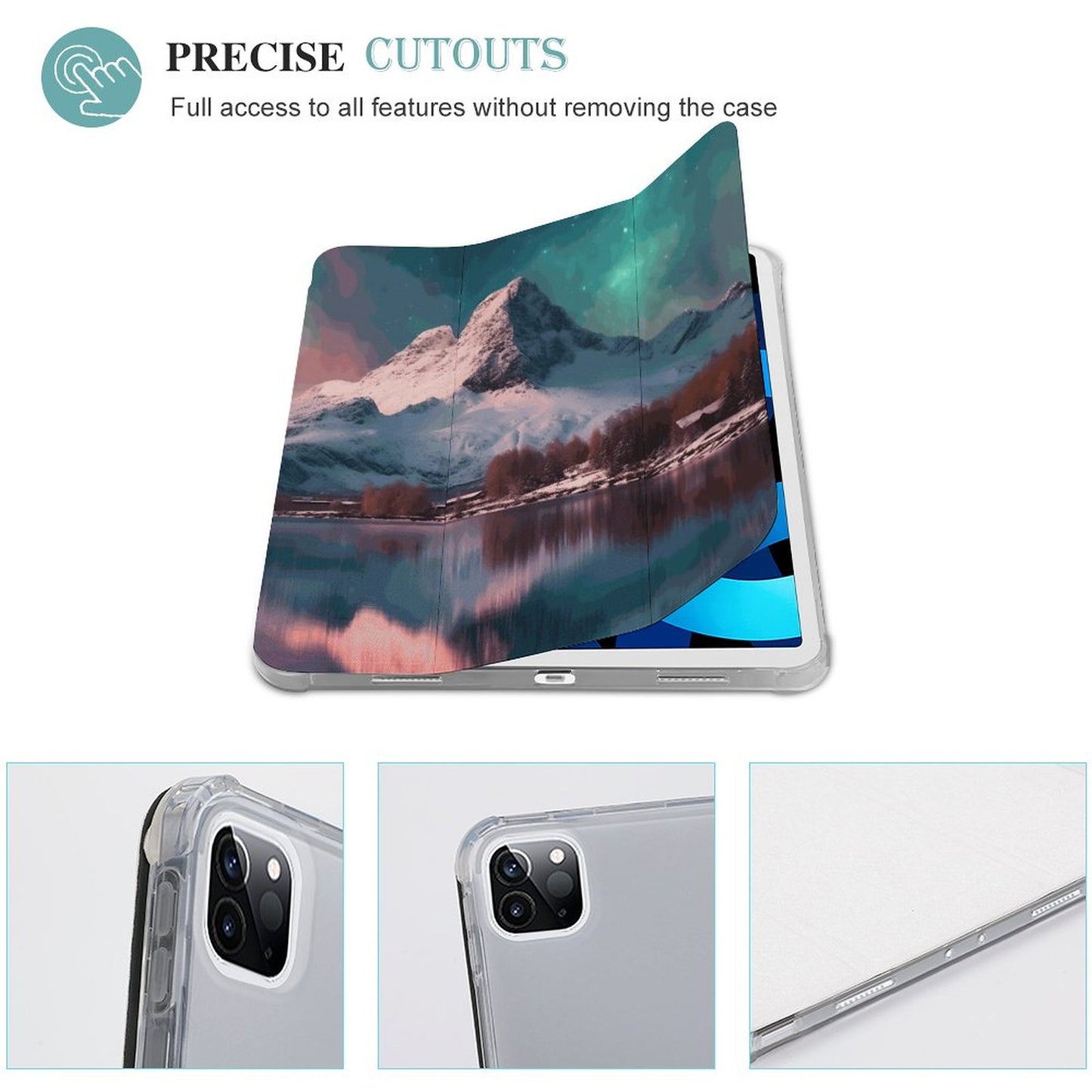 The Ipad Pen Slot Case SolarLab_Norwegian_aurora_winter_mountains_forests_lake_hyper-d_02eaf923-bc93-48e1-828a-35b11ccc5bd9 normal-online-PERSONAL DESIGN