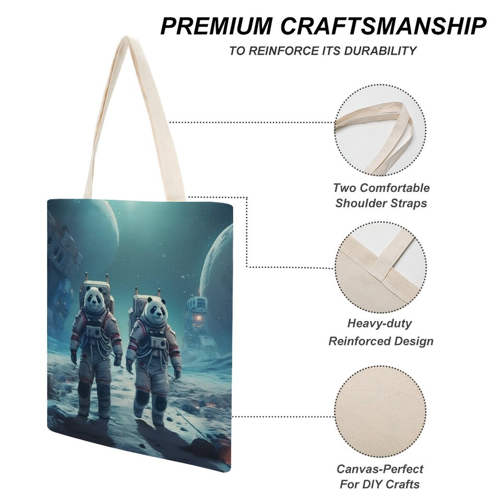 Canvas Tote Bag Double SolarLab_Panda_astronauts_walk_on_the_moon__Cyberpunk_futuristi_f6c4f1ee-ea0b-4626-8637-deb16437da8c Style-22 38×41cm normal-online-PERSONAL DESIGN