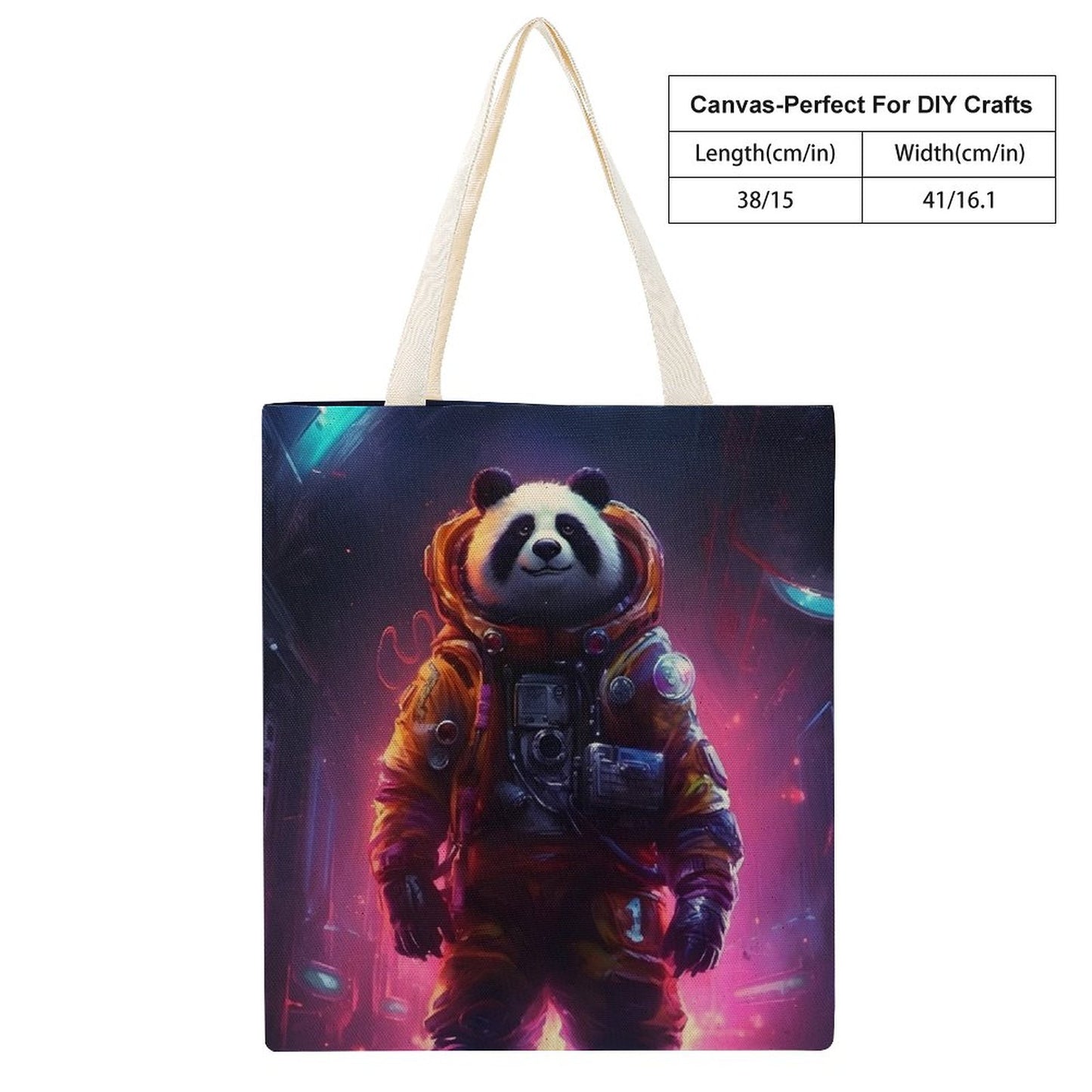 Canvas Tote Bag Double SolarLab_a_Panda_astronaut_walk_on_the_space_rocket_Cyberpunk_f_bd49b382-4c08-4c53-8087-7c81eb7a4d30 Style-30 38×41cm normal-online-PERSONAL DESIGN